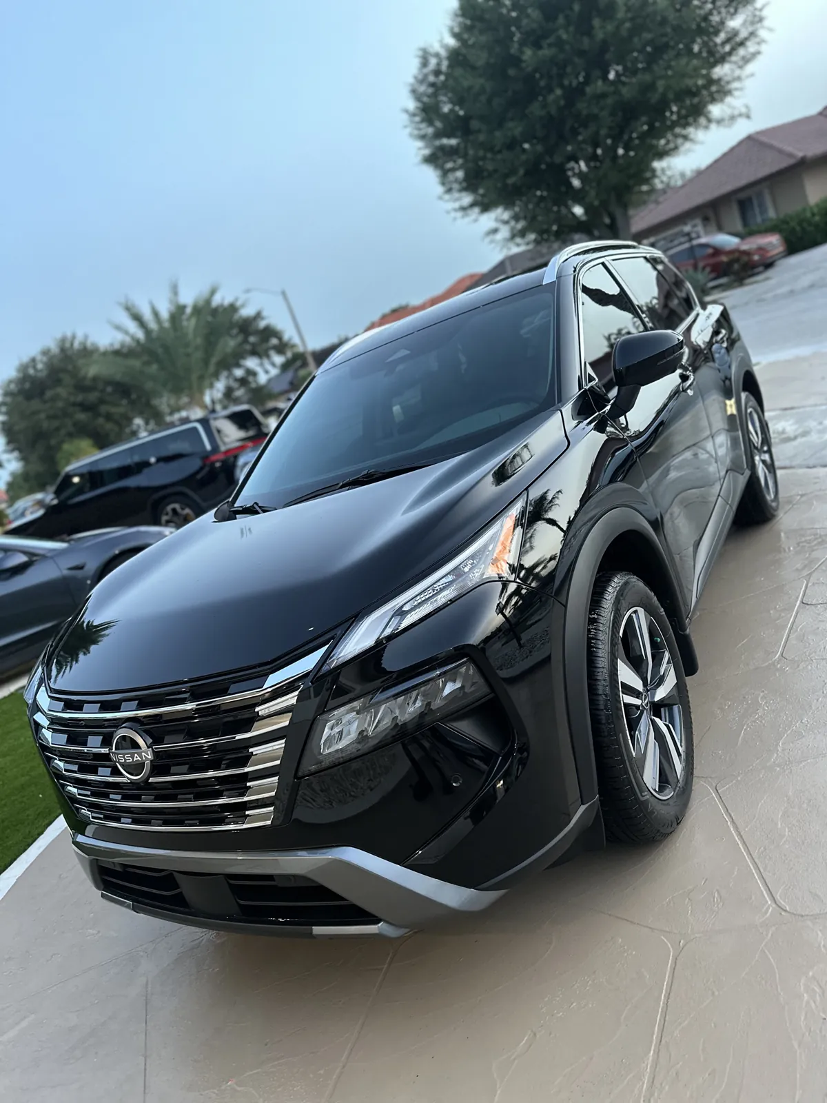 Hyundai SUV exterior photographed from the front corner